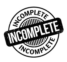 Incomplete rubber stamp. Grunge design with dust scratches. Effects can be easily removed for a clean, crisp look. Color is easily changed.