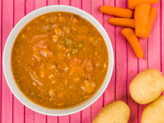 Chunky Vegetable and Chicken Soup