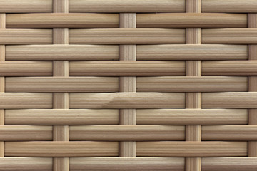 Bamboo brown straw mat.