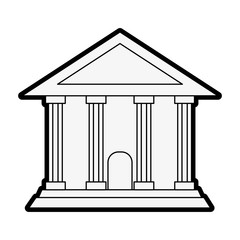greek building vector illustration