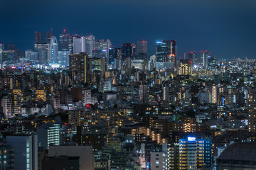 Night view of Tokyo　東京の夜景１