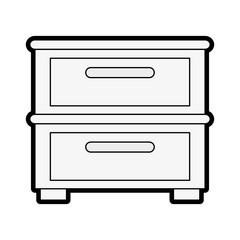 drawer vector illustration
