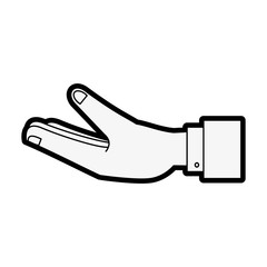 hand vector illustration