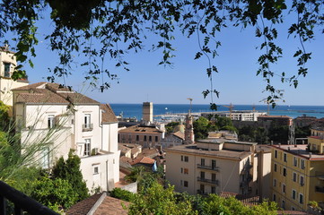 Obraz premium Salerno - Widok z Ogrodu Minerwy