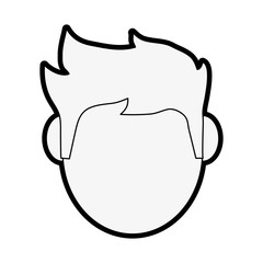 man head vector illustration