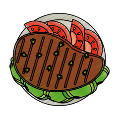 meat vector illustration