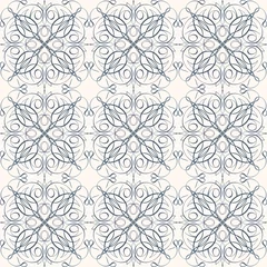 Gordijnen Symmetrical pattern © tiff20