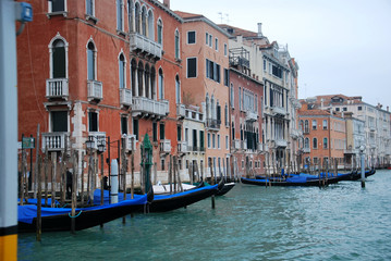 Fototapeta na wymiar Scene in Venice, Italy