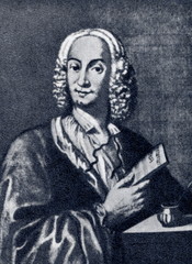 Fototapeta na wymiar Antonio Vivaldi (1678-1741), italian composer and virtuoso violinist (François Morellon la Cave, 1725)