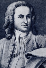 Johann Sebastian Bach as a young man (ca. 1715)