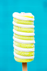 Twister ice cream lollipop on stick 