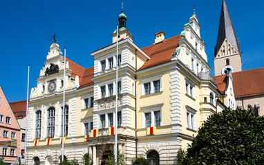Fototapeta na wymiar Altes Rathaus von ingolstadt