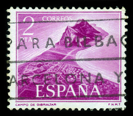 aerial view of Gibraltar