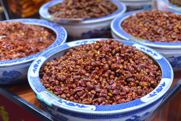 Chili, black bean paste, chongqing gastronomy