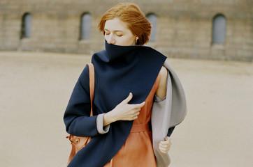 Portrait with the wind