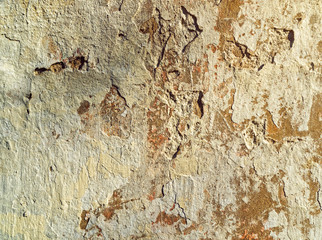 Old wall texture with dents and fractures