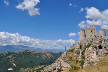 Fototapeta na wymiar Castello di Rocca Calascio - l'Aquila - Abruzzo - Italia