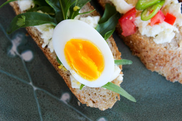 Hearty sandwiches