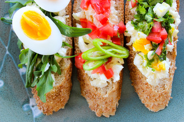 Hearty sandwiches