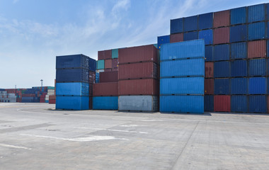 Industrial port and container yard