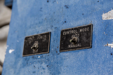 Old factory in industrial zone