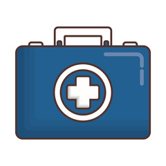 Obraz premium first aid kit icon