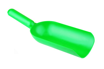 Green garden scoop