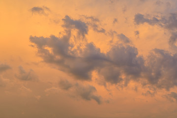 Clouds at sunset
