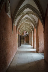 Fototapeta na wymiar Gothic Corridor