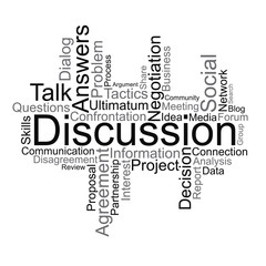 Discussion tag cloud