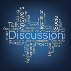 Discussion tag cloud