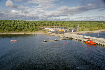 Obraz premium Saaremaa Harbour, Estonia