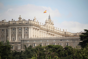 Fototapeta premium The Royal Palace of Madrid, Spain