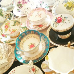 Group of Vintage Teacups