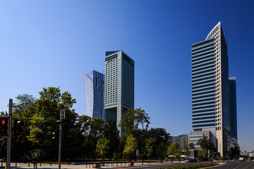 Obraz na płótnie Canvas City of Warsaw, Poland