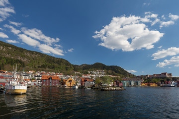 Bergenhus waterfront, Bergen, Norway
