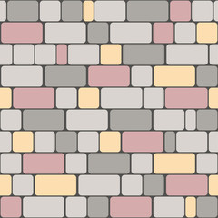 Seamless pattern of cobbles