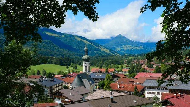 Reit im Winkl, german village, Bavaria, Alps, time lapse
