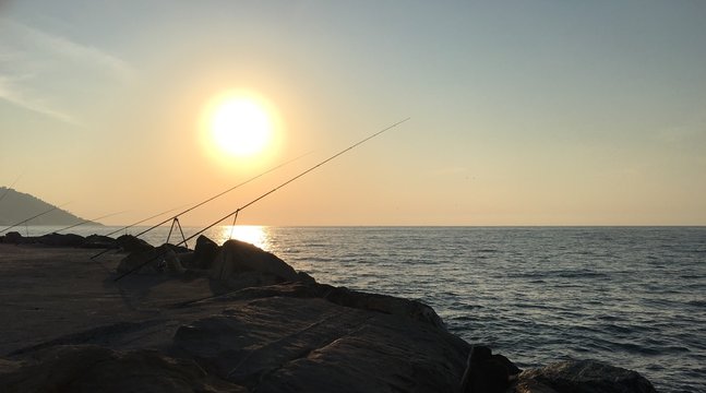 pesca all'alba