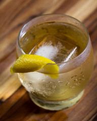 scoth and soda with a twist
