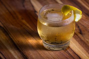 scoth and soda with a twist