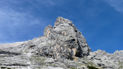 Wanderung zur Zugspitze in den Alpen