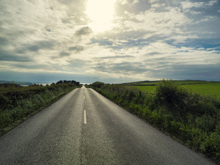  summer countryside road ,Northern Ireland