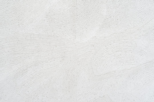 Plastered concrete wall