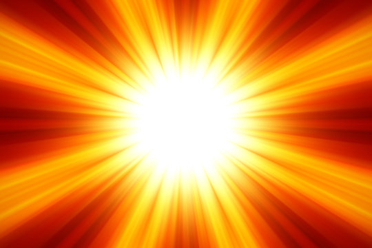 Esplosione di luce abbagliante