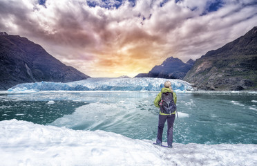 travel adventure glaciers