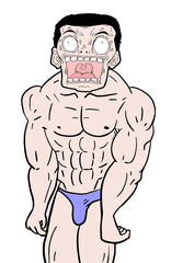 funny strong body