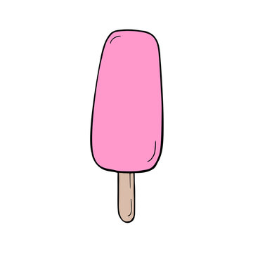 tasty ice cream illustration