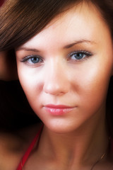 Obraz premium Beautiful face woman