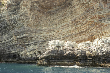 fragment of the mountain. Psira island in Crete, Greece